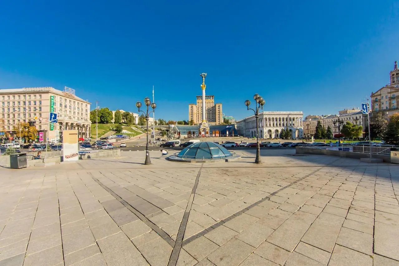 Однокімнатні Апартаменти На Майдані, Дистанційне Заселення 24Х7 Kiev Ukraine
